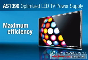 奧地利微電子推出最新led電視 新品快訊
