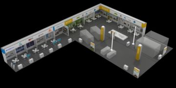 機(jī)器人展設(shè)計(jì)效果圖出爐，速來圍觀晶科微電子